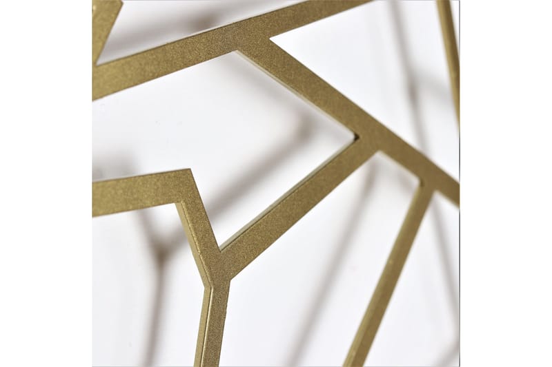 Dekorativ Veggpynt - Gull - Innredning - Veggdekorasjon - Skilt - Metallskilt