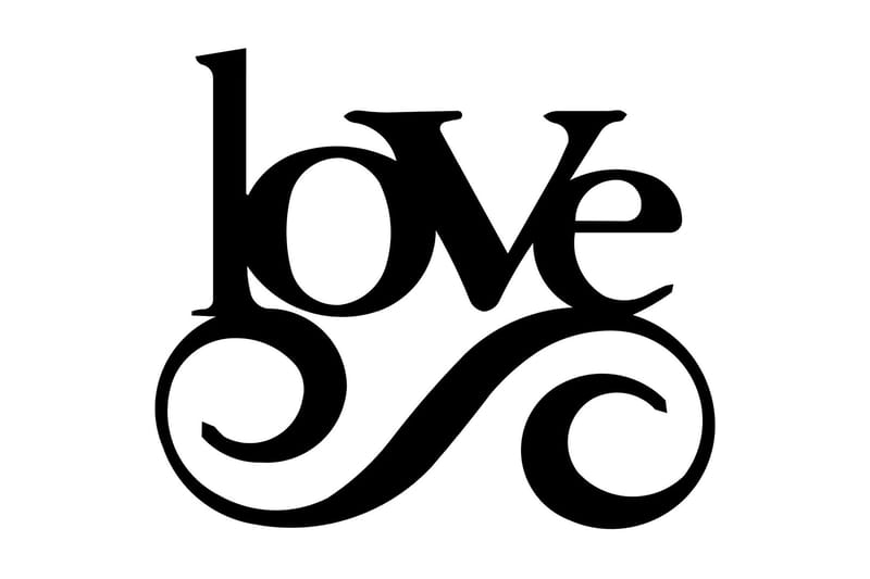 Dekorativ Veggpynt, Svart