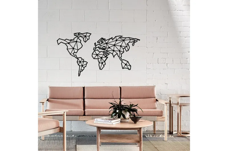 Dekorativ Veggpynt, Svart