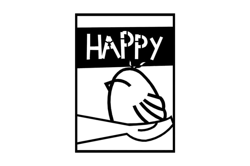 Dekorativ Veggpynt, Svart