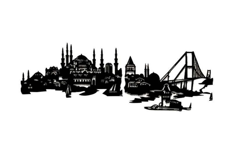 Dekorativ Veggpynt, Svart