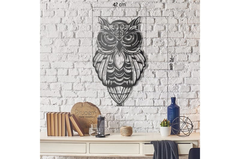 Dekorativ Veggpynt - Svart - Innredning - Veggdekorasjon - Skilt - Metallskilt