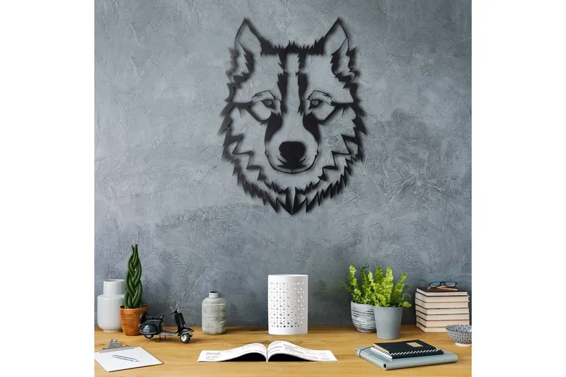 Dekorativ Veggpynt - Svart - Innredning - Veggdekorasjon - Skilt - Metallskilt