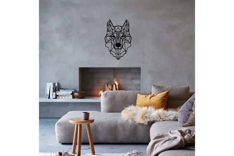 Dekorativ Veggpynt - Svart - Innredning - Veggdekorasjon - Skilt - Metallskilt