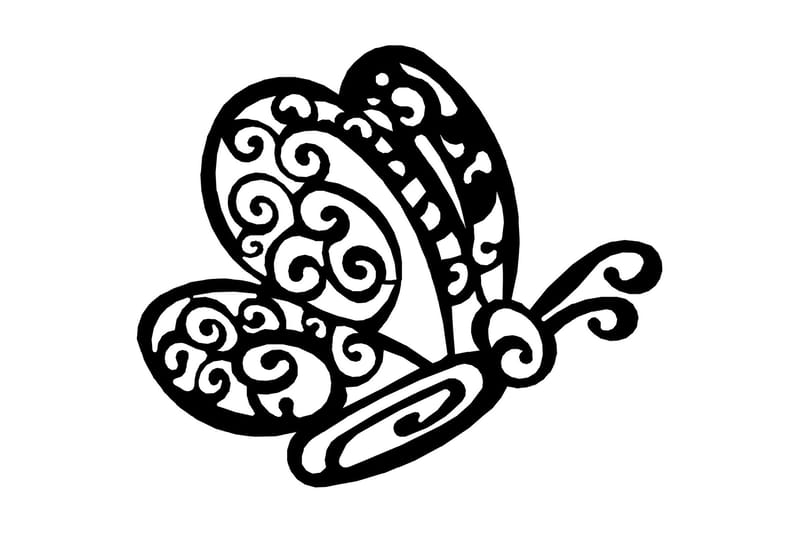 Dekorativ Veggpynt, Svart