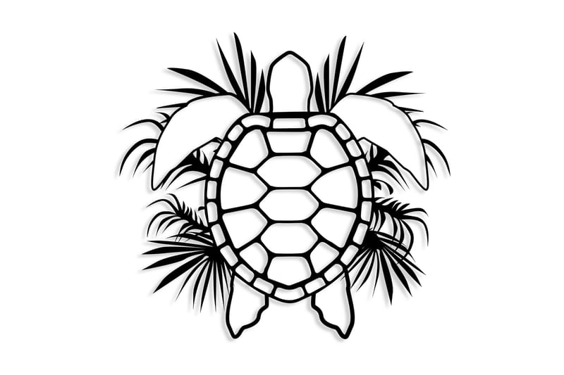 Dekorativ Veggpynt, Svart