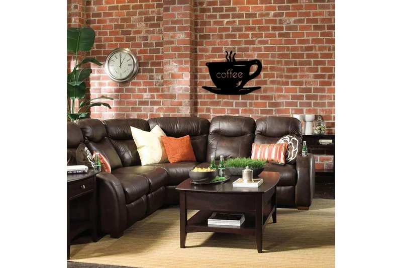 Dekorativ Veggpynt - Svart - Innredning - Veggdekorasjon - Skilt - Metallskilt