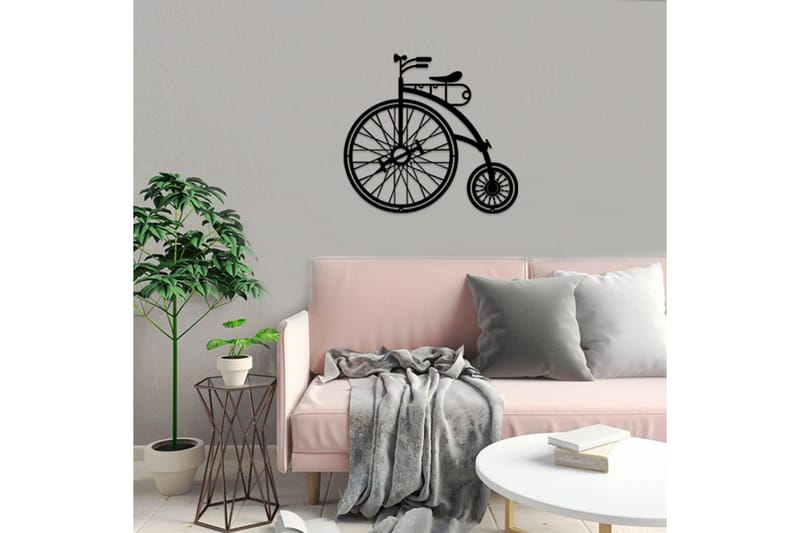 Dekorativ Veggpynt - Svart - Innredning - Veggdekorasjon - Skilt - Metallskilt