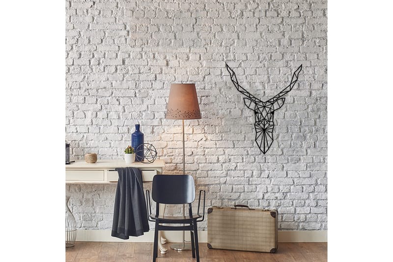 Dekorativ Veggpynt - Svart - Innredning - Veggdekorasjon - Skilt - Metallskilt