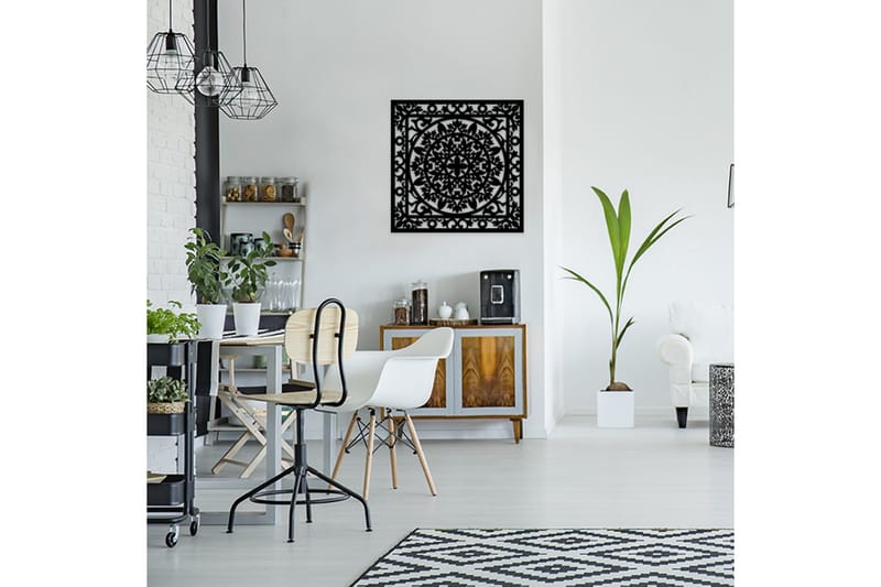 Dekorativ Veggpynt - Svart - Innredning - Veggdekorasjon - Skilt - Metallskilt