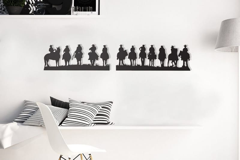 Dekorativ Veggpynt, Svart