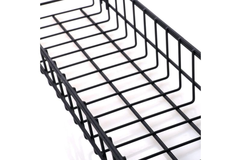 Dekorativ Veggpynt - Svart - Oppbevaring - Oppbevaring til småting - Kurver - Trådkurve