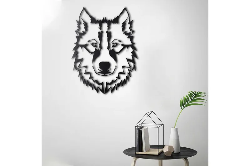 Dekorativ Veggpynt - Svart - Innredning - Veggdekorasjon - Skilt - Metallskilt