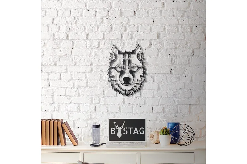 Dekorativ Veggpynt - Svart - Innredning - Veggdekorasjon - Skilt - Metallskilt