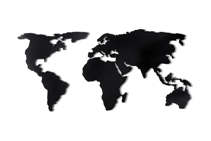 Dekorativ Veggpynt - Svart - Innredning - Veggdekorasjon - Skilt - Metallskilt