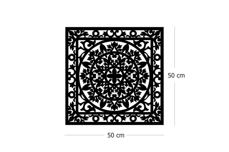 Dekorativ Veggpynt - Svart - Innredning - Veggdekorasjon - Skilt - Metallskilt