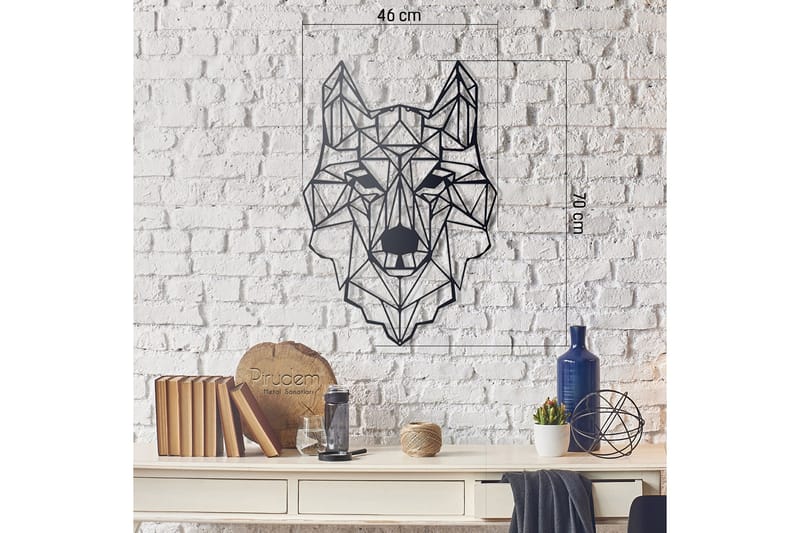 Dekorativ Veggpynt - Svart - Innredning - Veggdekorasjon - Skilt - Metallskilt