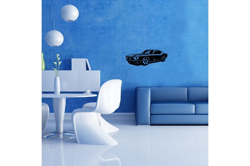 Dekorativ Veggpynt - Svart - Innredning - Veggdekorasjon - Skilt - Metallskilt