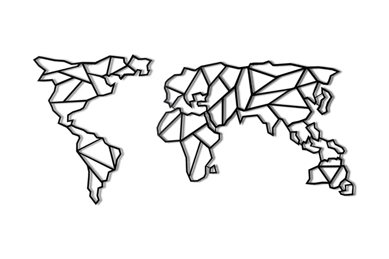 Dekorativ Veggpynt, Svart