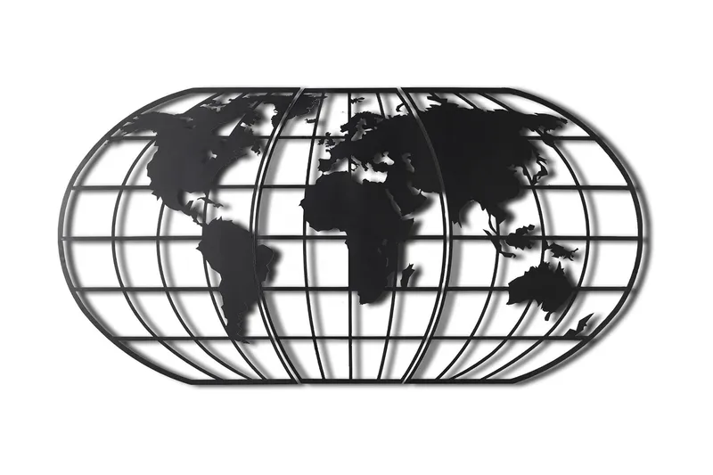 Dekorativt metallveggtilbehør 60x120, undefined