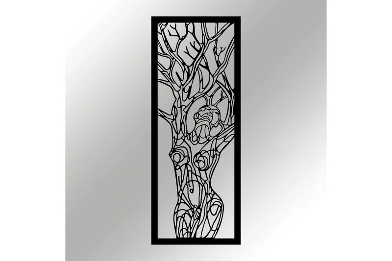 Destruction Veggdekor - Svart - Innredning - Veggdekorasjon - Skilt - Metallskilt