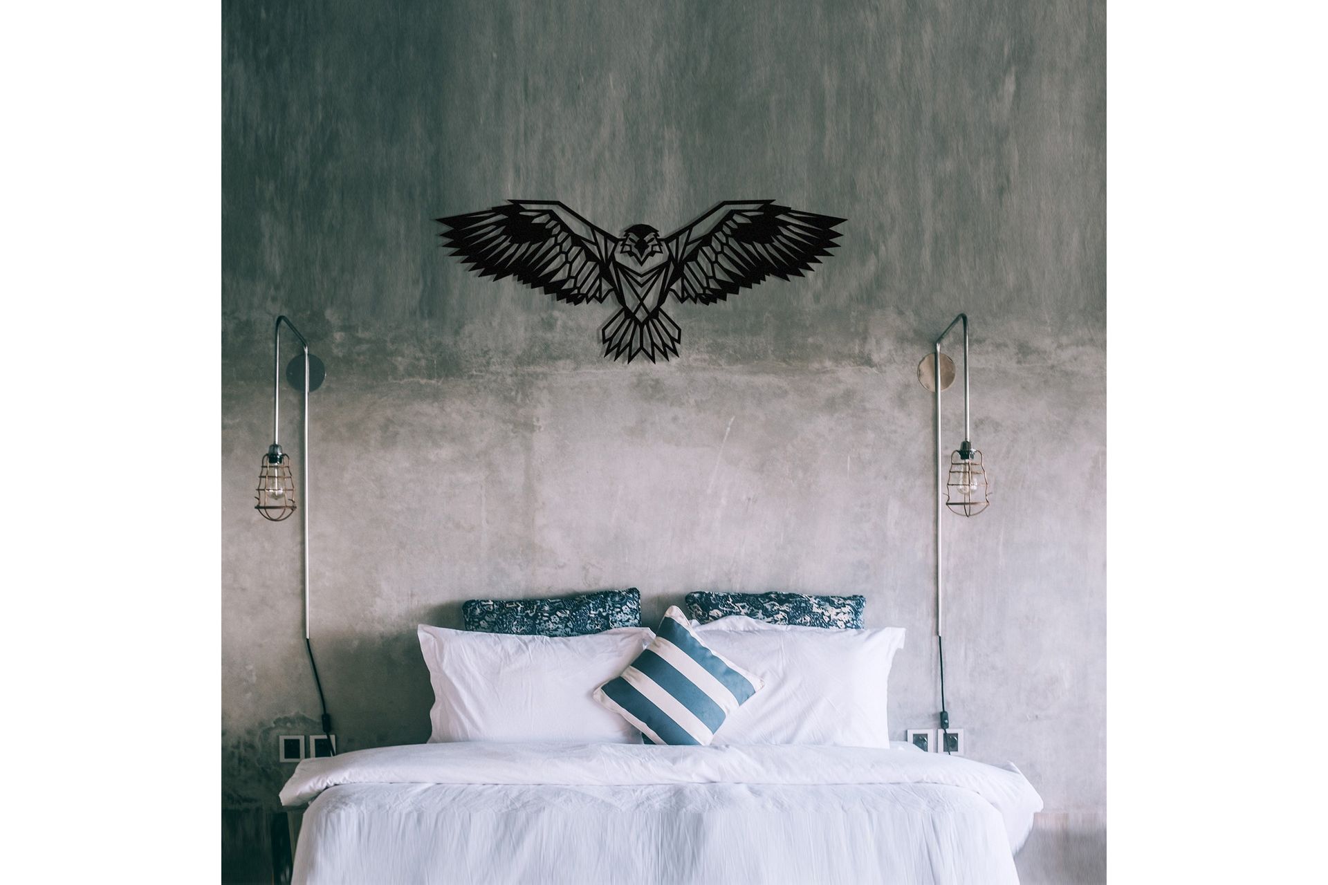 Eagle 3 Metal Decor Veggdekor - Svart - Innredning - Veggdekorasjon - Skilt - Metallskilt