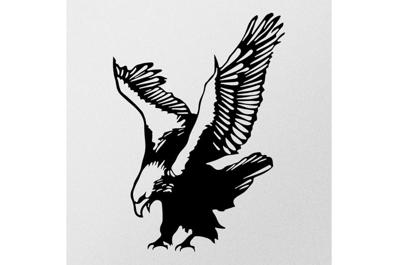 Eagle Metal Decor Veggdekor - Svart - Innredning - Veggdekorasjon - Skilt - Metallskilt