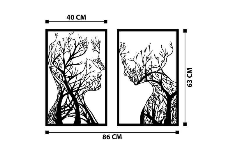 Extinction Veggdekor - Svart - Innredning - Veggdekorasjon - Skilt - Metallskilt