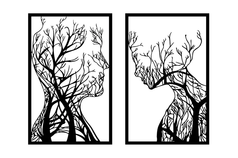 Extinction Veggdekor, Svart