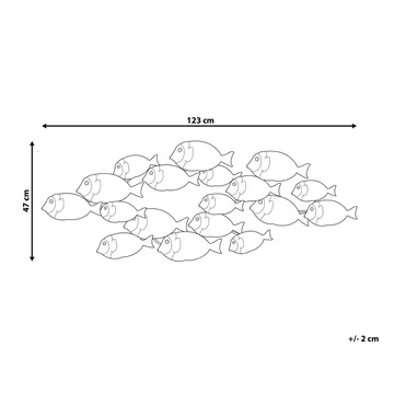 Fermium Veggdekorasjon 123 cm - Grønn - Innredning - Veggdekorasjon - Skilt - Metallskilt