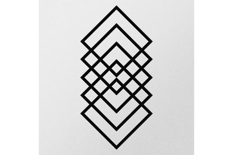 Geometry Veggdekor - Svart - Innredning - Veggdekorasjon - Skilt - Metallskilt