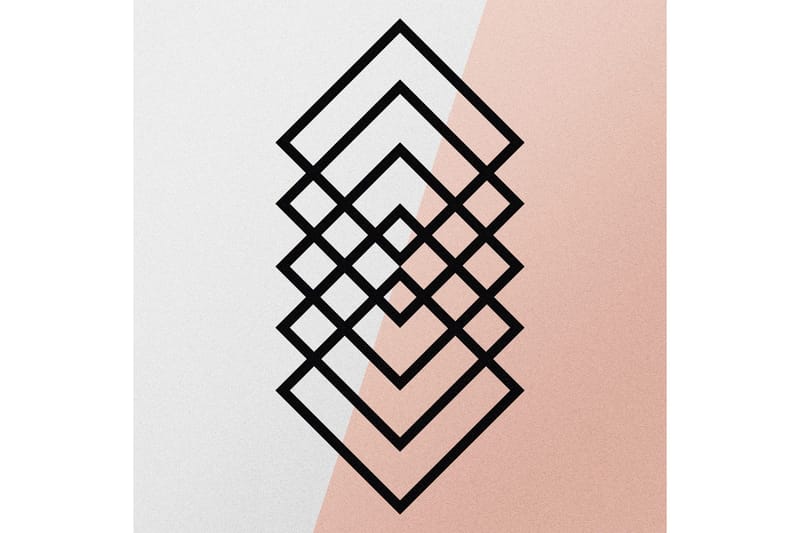 Geometry Veggdekor - Svart - Innredning - Veggdekorasjon - Skilt - Metallskilt