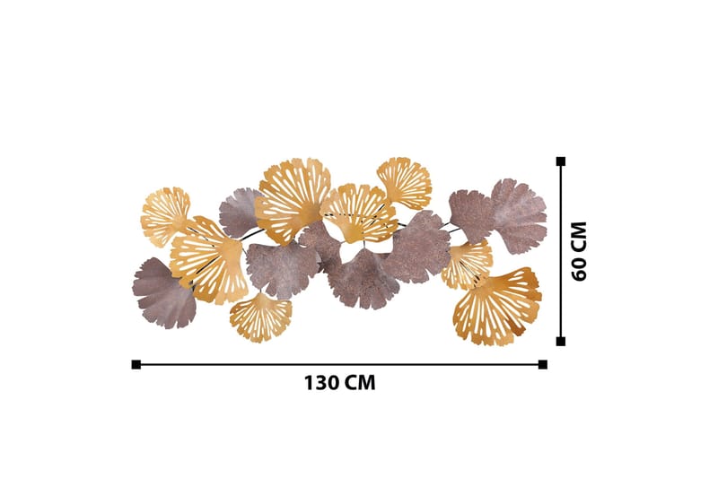 Gergo Veggdekor - Flerfarget - Innredning - Veggdekorasjon - Skilt - Metallskilt