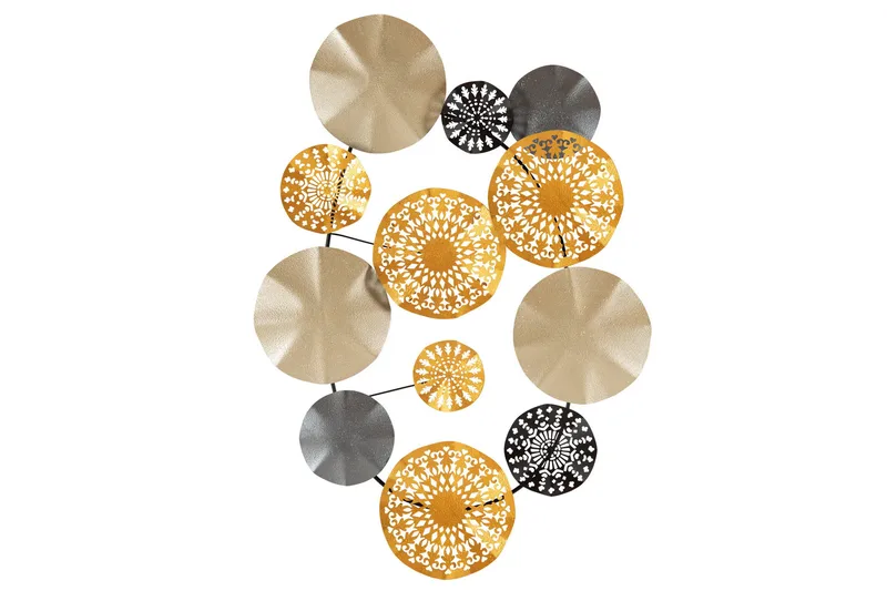 Gold Veggdekor, Flerfarget