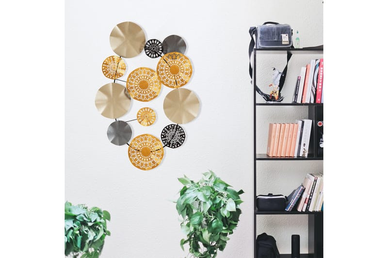 Gold Veggdekor - Flerfarget - Innredning - Veggdekorasjon - Skilt - Metallskilt