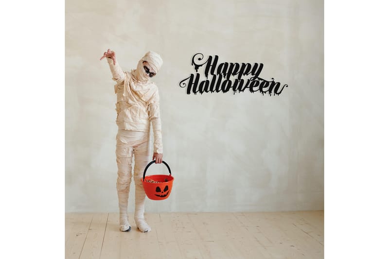 Halloween 10 Veggdekor - Svart - Innredning - Veggdekorasjon - Skilt - Metallskilt