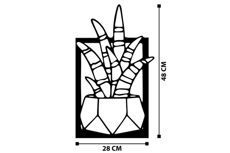 Havsala Veggdekor - Svart - Innredning - Veggdekorasjon - Skilt - Metallskilt
