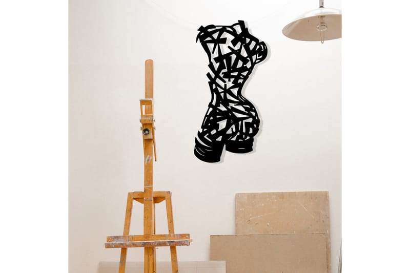 Hemdem Veggdekor - Svart - Innredning - Veggdekorasjon - Skilt - Metallskilt