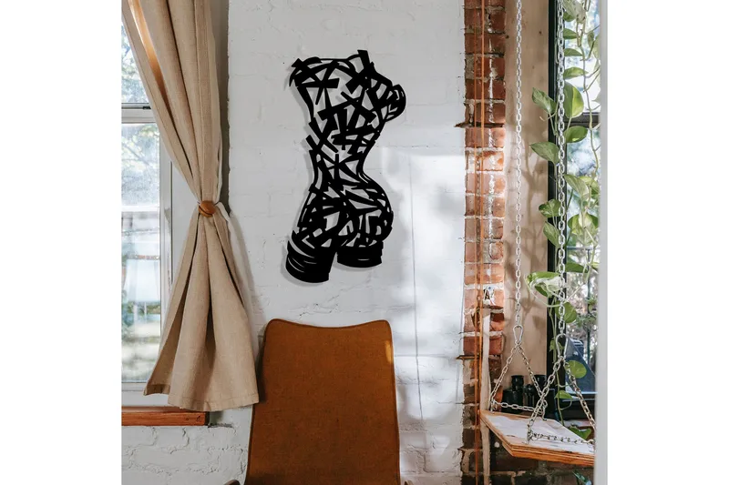 Hemdem Veggdekor - Svart - Innredning - Veggdekorasjon - Skilt - Metallskilt