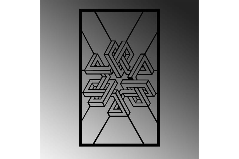 Hypnosis 3 Veggdekor - Svart - Innredning - Veggdekorasjon - Skilt - Metallskilt