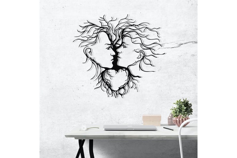 Intrigue Veggdekor - Svart - Innredning - Veggdekorasjon - Skilt - Metallskilt