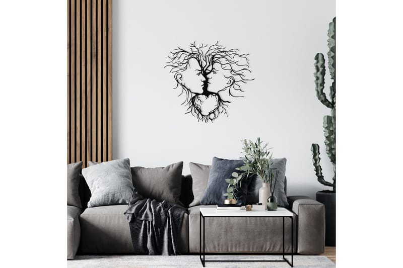 Intrigue Veggdekor - Svart - Innredning - Veggdekorasjon - Skilt - Metallskilt