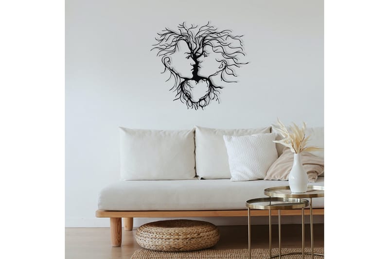 Intrigue Veggdekor - Svart - Innredning - Veggdekorasjon - Skilt - Metallskilt