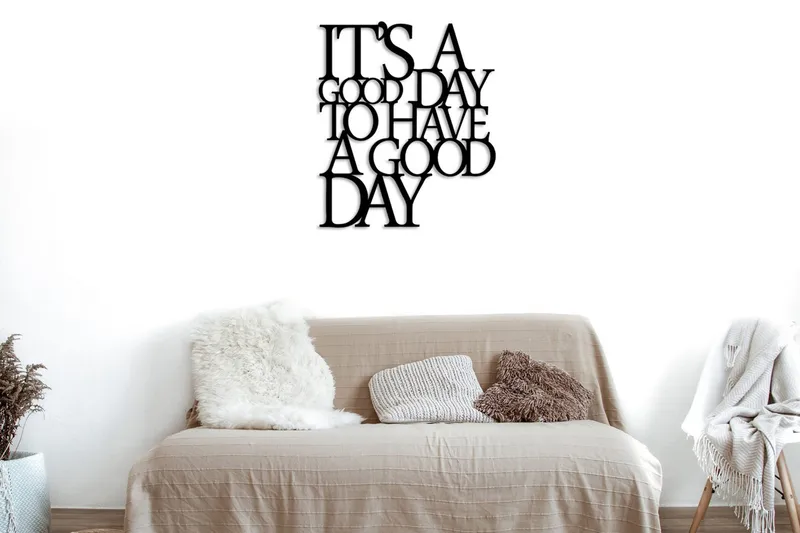 Its A Good Veggdekor, Svart