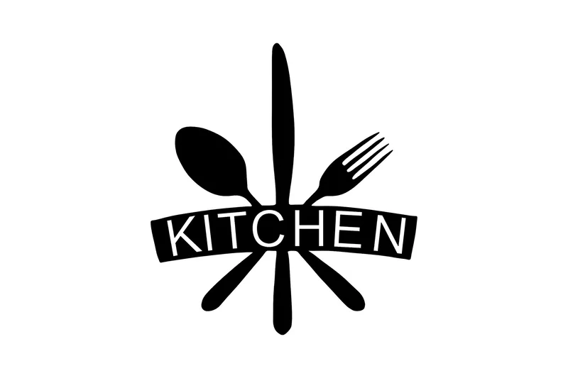 Kitchen Veggdekor, Svart