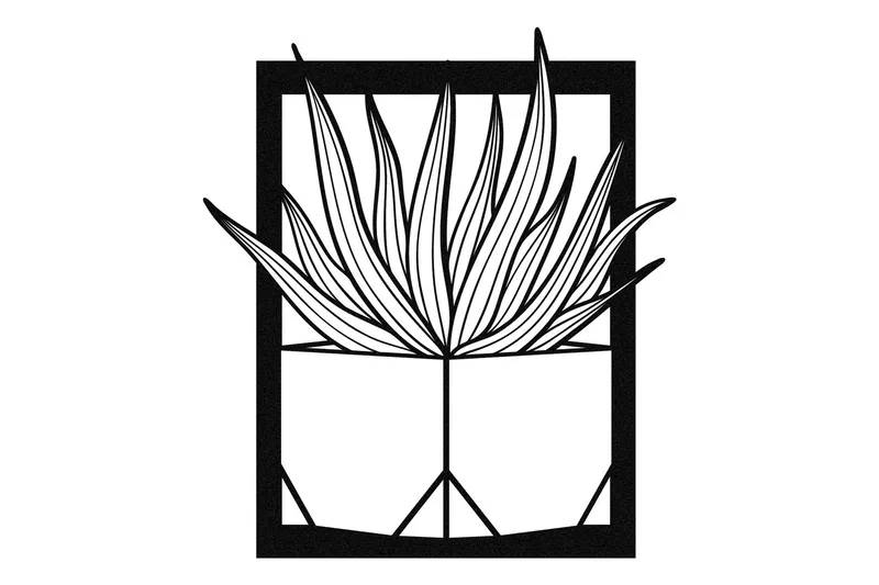 Lagom Veggdekor, Svart