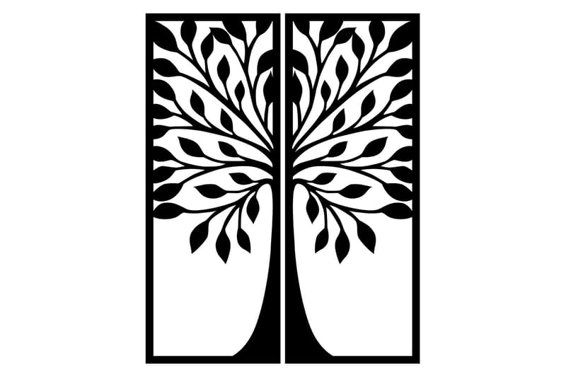 Legend Veggdekor, Svart