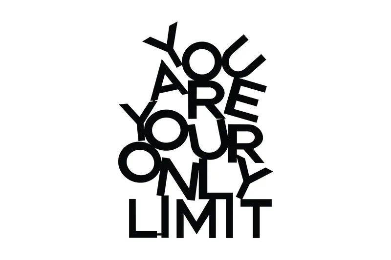 Limit Veggdekor, Svart