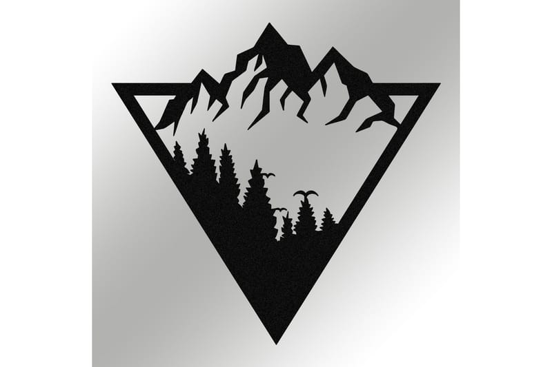 Meyus Veggdekor - Svart - Innredning - Veggdekorasjon - Skilt - Metallskilt