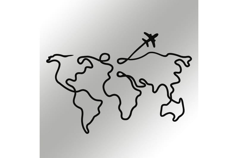 Mozzafiato Veggdekor - Svart - Innredning - Veggdekorasjon - Skilt - Metallskilt